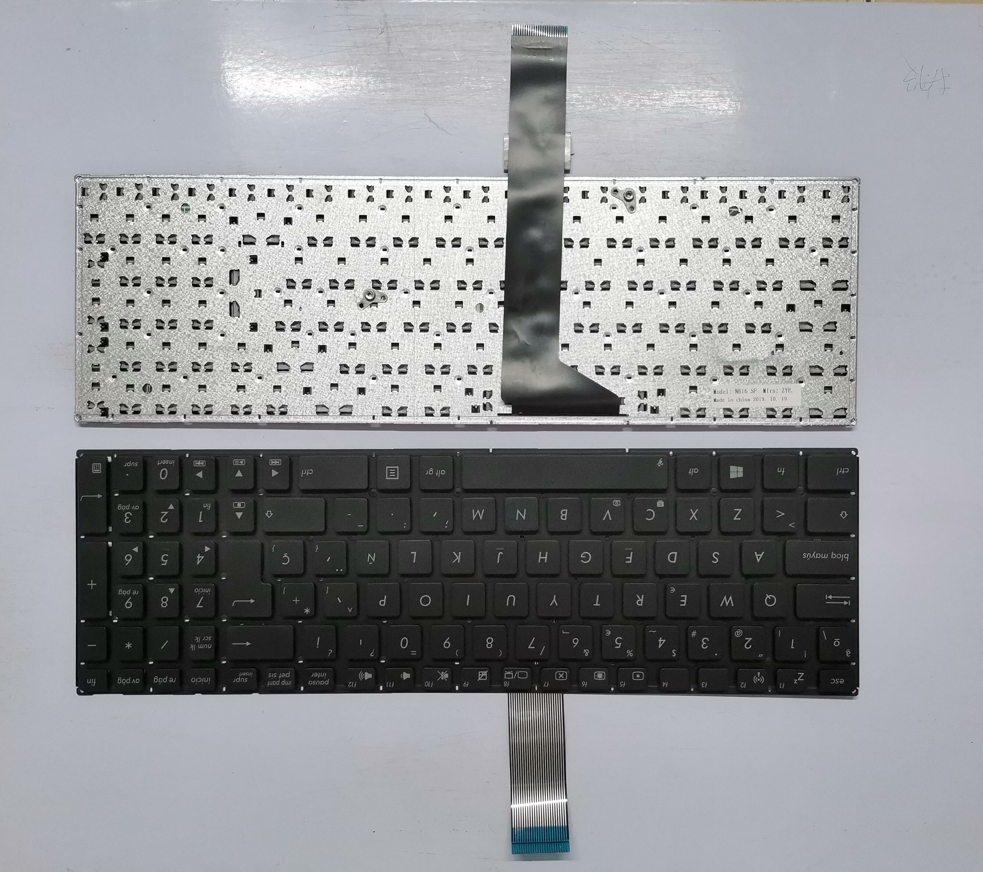 Picture of New Replacement Laptop Keyboard For ASUS X501 BLACK (OEM) SP Layout